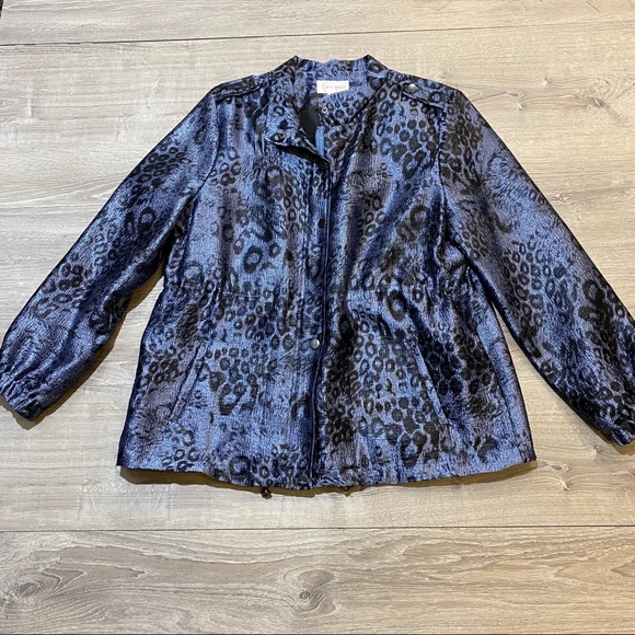 Erin London Zip and Snap Jacket - Picture 2 of 8